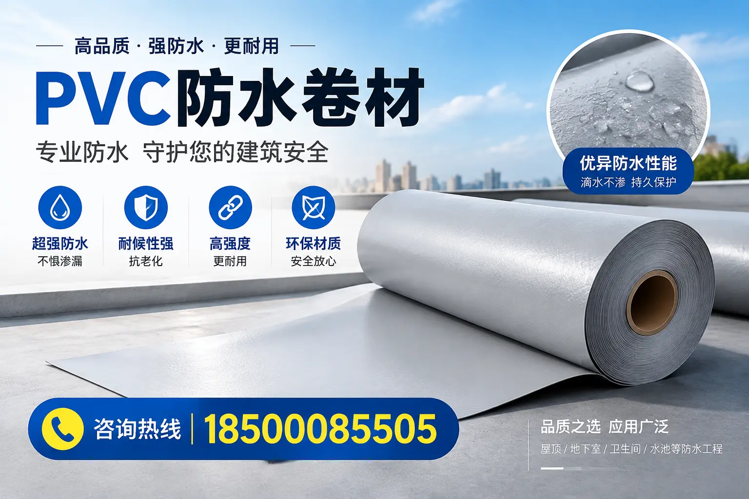 伊犁地区pvc防水卷材的市场现状与发展趋势
